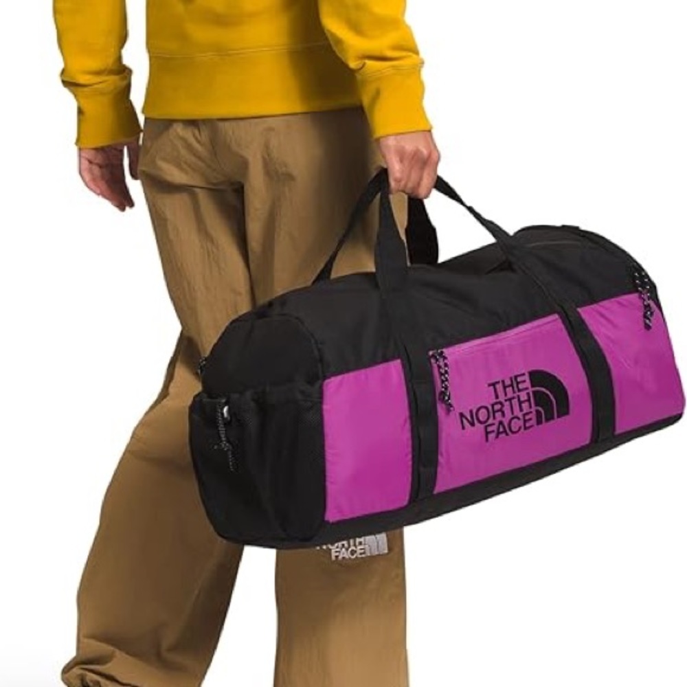 The North Face Bozer Duffel, Purple Cactus Flower/TNF Black, One Size